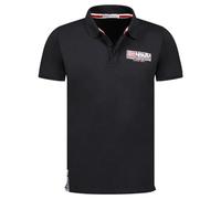 Geographical Norway Koffroy Men - Polo Clásico Para Hombre - Camisa Casual Regular Clásica Hombres - Toda La Temporada Primavera Verano Otoño Invierno (NEGRO M)