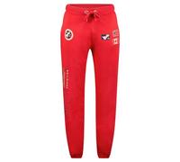Geographical Norway Maturo Men - Chandal Hombre de Algodon - Casual Jogger Pantalones con Bolsillos - Pantalon depotivo Cómoda Y Suave - Ropa Running Otoño Invierno Primavera Verano (Rojo M)