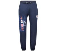 Geographical Norway Maturo Men - Chandal Hombre de Algodon - Casual Jogger Pantalones con Bolsillos - Pantalon depotivo Cómoda Y Suave - Ropa Running Otoño Invierno Primavera Verano (MARINO L)