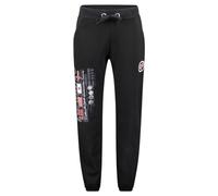 Geographical Norway Maturo Men - Chandal Hombre de Algodon - Casual Jogger Pantalones con Bolsillos - Pantalon depotivo Cómoda Y Suave - Ropa Running Otoño Invierno Primavera Verano (NEGRO S)