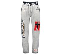 Geographical Norway Myer Men Distribrands -Pantalones Jogging Estampados Estilo Casual - Ropa Deportiva de Calidad Suave y Cómoda - Pantalones de Algodón Casual para Hombre (Gris_claro L)