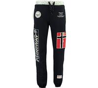 Geographical Norway Myer - Pantalones de chándal para Hombre con Parches, Azul Marino, L