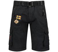 Geographical Norway Paintball Men Bermudas, Noir, 3XL para Hombre