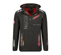 Geographical Norway Parka Softshell Negro/Rojo Hombre Reino WW1973H, Negro , L