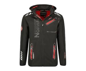Geographical Norway Parka Softshell Negro/Rojo Hombre Reino WW1973H, Negro , M