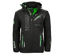 Geographical Norway Rivoli Men Chaqueta, Negro (Black), Large para Hombre