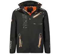 Geographical Norway ROYAUTE MEN - Chaqueta Softshell Impermeable Hombre - Capucha Transpirable Exterior - Chaqueta Cortavientos Invierno - Actividades Aire Libre ()