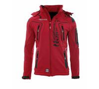 Geographical Norway Softshell - Chaqueta funcional para exteriores antracita rojo M