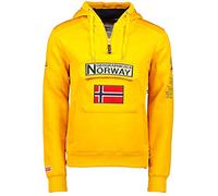 Geographical Norway - Sudadera DE Hombre GYMCLASS Mostaza Talla L