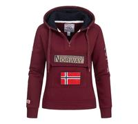 Geographical Norway Sudadera de Mujer Gymclass, Burdeos, Talla 3/L EU