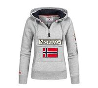 Geographical Norway Sudadera GYMCLASS DE Mujer Gris Melange Talla L