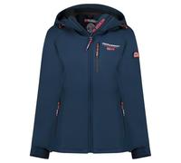 Geographical Norway Tacerama Lady - Chaqueta Softshell con capucha para mujer impermeable al aire libre - Chaqueta a prueba de viento resistente - Actividades al aire libre senderismo esquí otoño