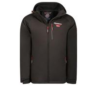 Geographical Norway Takitoama Men - Chaqueta Softshell con capucha para hombre impermeable - Abrigo exterior - Chaqueta táctica resistente - Randonnee Ski Otoño Invierno Primavera (negro S), Negro