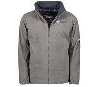 Geographical Norway TAMAZONIE MEN - Grueso Y Cálido Vellón De Los Hombres De Cierre De Cremallera - Chaqueta De Invierno Cálido De Los Hombres - Sudadera De Manga Larga Forrada