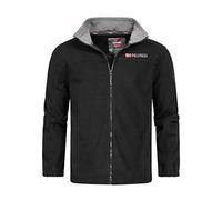 Geographical Norway TAMAZONIE Men - Grueso Y Cálido Vellón De Los Hombres De Cierre De Cremallera - Chaqueta De Invierno Cálido De Los Hombres - Sudadera De Manga Larga Forrada Negro S