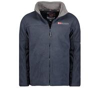 Geographical Norway TAMAZONIE Men - Grueso Y Cálido Vellón De Los Hombres De Cierre De Cremallera - Chaqueta De Invierno Cálido De Los Hombres - Sudadera De Manga Larga Forrada Marina L