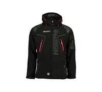Geographical Norway Tangata Softshell funcional para hombre (azul, L), Negro, L
