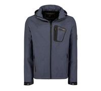 Geographical Norway texshell men Chaqueta Softshell con Capucha para Hombre Impermeable, Resistente al Viento Táctica, Senderismo Esquí Otoño Invierno Primavera (Azul XXL)