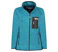 Geographical Norway Title Lady Polar cálido para mujer con cierre cremallera - Chaqueta otoño invierno primavera cálida para mujer - manga larga suéter de piel suave confort al aire libre (turquesa