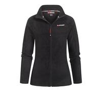 Geographical Norway Tug FZ Lady - Giacca in Pile Donna con Zip - Abbigliamento Caldo Comodo - Felpa Maniche Lunghe Resistente - Maglione Invernale Ideale Autunno Inverno (Nero S)