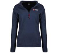 Geographical Norway Tug HZ Lady - Chaqueta Fina Mujer Con Cremallera - Ropa Otoño Invierno Primavera Caliente - Suéter Deporte y Trabajo De Manga Larga De Piel Suave Aire Libre (Marino L)