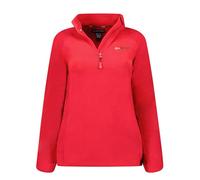 Geographical Norway Tug Lady Hz - Chaqueta Forro Polar Mujer Cremallera Otoño Invierno Primavera Ciente - Suéter Mujeres De Manga Larga De Piel Suave Aire Libre (Rojo XL)