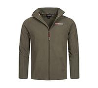 Geographical Norway Tug Men Full Zip - Jersey Hombre Polar Forro Cálido Cremlera Otoño Invierno Primavera - Chaqueta De Piel Manga Larga Suave Comodidad (Caqui XL)