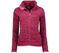Geographical Norway tyrell lady Warm Mujer Polar Fino Cierre Cremallera, Chaqueta Otoño Invierno Primavera Warm Mujer, Manga Larga Ropa Suave Confort Jersey de Piel (Flash Pink L)