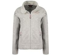 Geographical Norway tyrell lady Warm Mujer Polar Fino Cierre de Cremallera, Chaqueta Otoño Invierno Primavera Warm Mujer, Manga Larga Ropa Suave Confort Jersey de Piel (Blanco XXL)