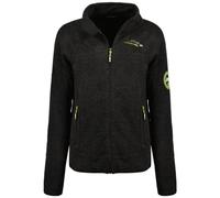 Geographical Norway tyrell lady Warm Mujer Polar Fino Cierre de Cremallera, Chaqueta Otoño Invierno Primavera Warm Mujer, Manga Larga Ropa Suave Confort Suéter de Piel (Negro S)