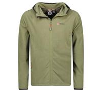 Geographical Norway Uniciaama Men - Polar fino para hombre cálido con cremallera - Chaqueta otoño invierno primavera cálida para hombres - manga larga suéter de piel suave confort al aire libre (Kaki