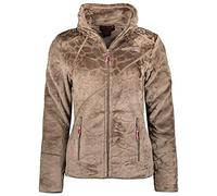 Geographical Norway UNIVERS LADY - Cómodo Forro Polar Mujeres - Chaqueta De Invierno Para Mujeres Suave - Suéter Grueso De Manga Larga - Suéter De Piel Perfecto Confort TAUPE - XL