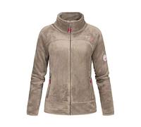 Geographical Norway Upaline Lady - Chaqueta Forro Polar Mujer Cremallera Otoño Invierno Primavera Ciente - Suéter Mujeres De Manga Larga De Piel Suave Aire Libre (Topo M)