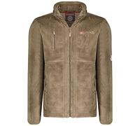 Geographical Norway Upload Men - Hombres vellón de la cremallera - Hombres suave sudadera de invierno caliente chaqueta - suave forrado de manga larga (Taupe XXL)