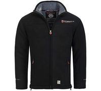 Geographical Norway ureka Hombre Chaqueta Polar Chaqueta Polar Cálido Piel de Peluche Forro Talla S-XXX - Negro, Large