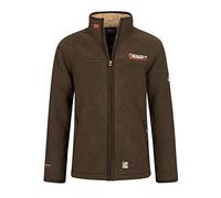 Geographical Norway Ureka Polar Hombres Chaqueta Polar Caliente Piel de Peluche Forro (Marron XL)