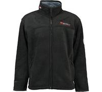 Geographical Norway Usine - Chaqueta de forro polar para hombre (forro polar, tallas S-XXL), Negro , XXL