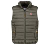 Geographical Norway Vamigolor Men Basic - Chaqueta Hombre Cálida Esqui - Abrigo Para Hombres Sin Capucha - Parka Elegante A Prueba De Viento - Otono Invierno Primavera (Caqui S)