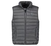 Geographical Norway Vamigotal Men Basic - Chaqueta Hombre Cálida Esqui - Abrigo Para Hombres Sin Capucha - Parka Elegante A Prueba De Viento - Otono Invierno Primavera (Gris Oscuro S)