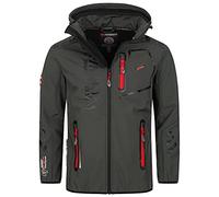 Geographical Norway Vantaa Chaqueta Softshell para hombre, impermeable, transpirable, resistente al viento, Gris 02., S