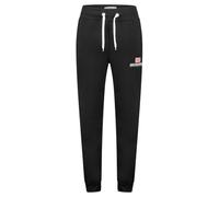 Geographical Norway (WY7833H/GN/Black Joggers MAX Black DB Men 054 Pantalones de chándal negros con cordones, deportivos, para el día a día, cómodos), Negro , XXL