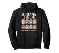 Geography Is My Jam and I'm Here To Spread It Sudadera con Capucha