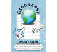 Geography Word Search: 36 Word Puzzles about Countries, Continents, Oceans, and More! | 6x9 inches (15.24 cm × 22.86 cm) | 72 pages