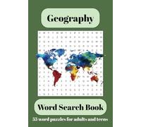Geography Word Search Book: Easy-to-read word find puzzles about geography, earth, land and sea, and more / 55 puzzles / 110 pages / 6x9 inch / Great gift for vacations, holidays, and pastimes
