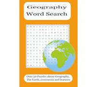 Geography Word Search Puzzle Book: Big Word Search Book for Adults with Easy-to-Read Print about Geography for Relaxation and Stress Relief | 6x9 ... Gift for Travel Lovers and Puzzle Fans