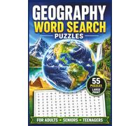 Geography Word Search Puzzle Book: Countries, Capitals, Mountains, Rivers, Islands, Museums & More | For Adults, Seniors & Teenagers | 55 Puzzles