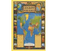 Geography Word Search Puzzle Book for Adults: 80 Large Print Geography Puzzles Featuring Countries, Capitals, and World Landmarks