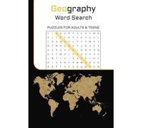 Geography Word search puzzle Book: Geography Word Searches with Easy-to-Read Print: Rivers, Volcanoes, Islands, Landscapes & More | 6x9 inches, 110 ... Gift for Vacations, Holidays and Free Times