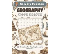 Geography Word Search Puzzle Book: ord Searches with Easy to Read Print about Geography, Rivers, Natural Wonders and More | 6x9 inches, 110 pages | ... Gift for Vacations, Holidays and Free Time