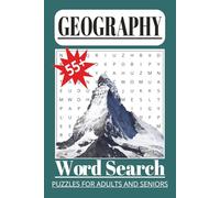 Geography Word Search Puzzle Book: Word Searches with Easy to Read about Geography and More | 6x9 inches, 110 pages | 50+ puzzles ... Gift for Vacations and Free Times
